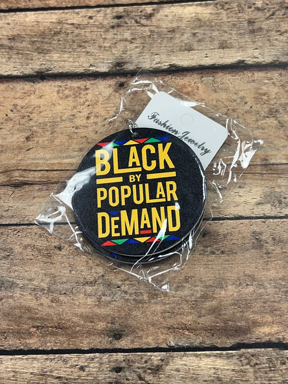 EARRINGS- BLACK BY POPULAR DEMAND