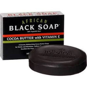 African Black Soap - Cocoa Butter & Vitamin E